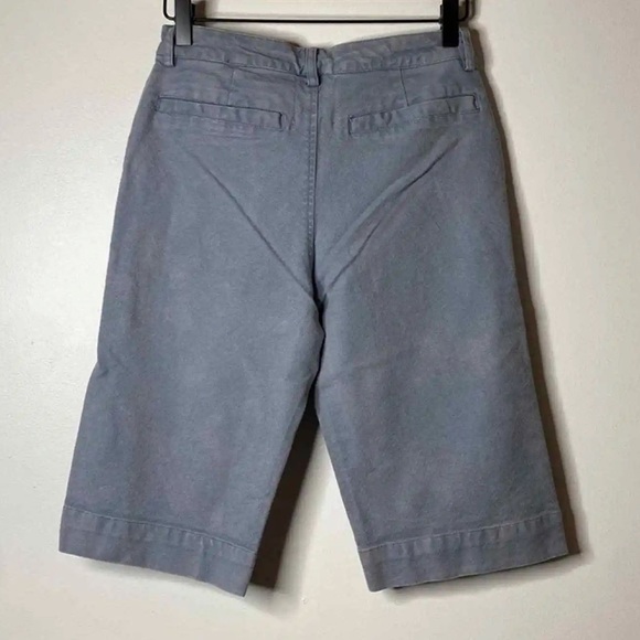 NWT, Chaser, Women’s Vintage Canvas Bermuda shorts, button pockets - Picture 2 of 5